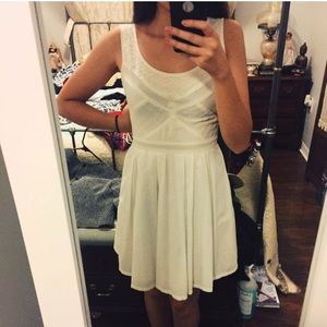 A&E White Flowy Dress